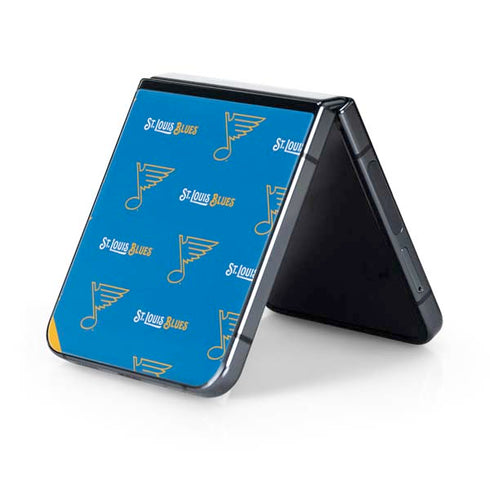 NHL St. Louis Blues Pattern Galaxy Z Flip5 5G Skin
